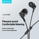 CELEBRAT Earphones με Μικρόφωνο G35