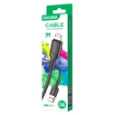 KAKUSIGA Cable Micro USB to USB KSC 805 2 4A 480Mbps 1m Black