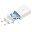 USAMS Wall Charger SCXLTZ02 with USB C Cable USB 18W White