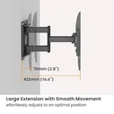 POWERTECH TV Wall Mount PT-1423 37 90 inches 75kg Heavy Duty Full Motion