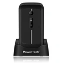POWERTECH Mobile Phone Sentry 2.8 Black Dual SIM SOS Button