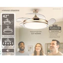 BRUNO ανεμιστήρας οροφής με LED φως BRN-0226 χρυσός 42 AC 82W