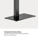 POWERTECH Tabletop TV Stand PT-1445 for 32 to 65 inches up to 40 kg