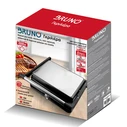 BRUNO γκριλιέρα BRN-0251 2000W με ρυθμιζόμενο θερμοστάτη inox μαύρη