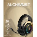 SADES Gaming Headset Alchemist USB 50mm V7.1 Surround ENC RGB Μαύρο