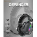 SADES gaming headset Defender ασύρματα και ενσύρματα RGB μαύρο