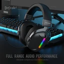 SADES gaming headset Defender ασύρματα και ενσύρματα RGB μαύρο