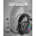 SADES gaming headset Defender ασύρματα και ενσύρματα RGB μαύρο