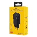 POWERTECH Wall Charger PT-1501 65W GaN USB USB-C Black