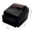 POWERTECH Thermal Label Printer PT 1510 USB Ethernet Serial Black