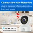 VSTARCAM Smart Camera CS49LM with Smoke and Gas Detector