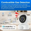 VSTARCAM Smart Camera CS49LM with Smoke and Gas Detector