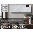 BRUNO κεραμικό αερόθερμο BRN-0258 2000W IP22 με ανεμιστήρα