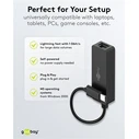 GOOBAY Network Adapter USB-C 1000Mbps Ethernet Black