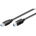 GOOBAY USB Cable USB 3.0 to USB Type B 95722 0.5m Black