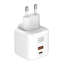 LDNIO Wall Charger Q2617 65W GaN with USB-C Cable EU UK US