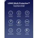 LDNIO Wall Charger Q2617 65W GaN with USB-C Cable EU UK US