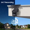 SECTEC Smart Solar Camera Dual Lens 3MP 4G PTZ IP66