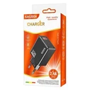 KAKUSIGA φορτιστής τοίχου USB 12W μαύρος KSC-1235