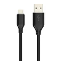 CABLETIME Micro USB to USB Cable CT-C165-05G 2.4A 480Mbps 0.25m Black