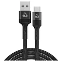 POWERTECH USB-C to USB Cable PTR-0169 PD 60W Copper 1.5m Black