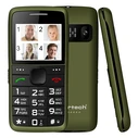 POWERTECH Mobile Phone Sentry Eco V2 Dual SIM SOS Button Khaki