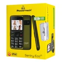 POWERTECH Mobile Phone Sentry Eco V2 Dual SIM SOS Button Khaki