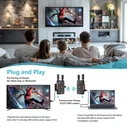 VRRIIS HDMI σύστημα ασύρματης μετάδοσης βίντεο WL097 Pro 4K 2 4 5GHz έως 400m