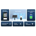 VSTARCAM Smart Solar Camera BG622DR Dual Lens 2MP 4G PTZ IP66