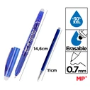 MP στυλό διαρκείας erasable μπλε 0.7mm PE217A