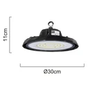 POWERTECH LED φωτιστικό καμπάνα PT-1531 100W 6500K IP65 μαύρο