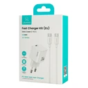 USAMS Wall Charger CC262 30W GaN White