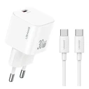 USAMS Wall Charger CC262 30W GaN White