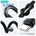 USAMS USB-C to USB Cable US-SJ693 3A 480Mbps 2m Black