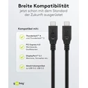GOOBAY USB-C Cable USB4 100W 20Gbps 4K 60Hz 3m