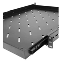 POWERTECH πτυσσόμενο ράφι για rack 19 0 NETW 0041 βάθος 570mm μαύρο