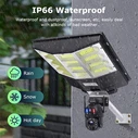 SECTEC Smart Solar Camera Floodlight Dual Lens 3MP 4G PTZ IP66