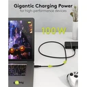 GOOBAY USB-C Cable USB4 100W 20Gbps 4K 60Hz 3m