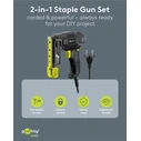 Goobay Ηλεκτρικό καρφωτικό για καρφιά και συνδετήρες 70W