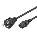 POWERTECH Power Cable CAB-P048 3x 0.75mm² Copper 1m Black