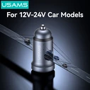 USAMS Car Charger CC321 USB C 30W Grey