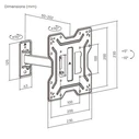 POWERTECH Wall TV Mount PT-1555 full motion