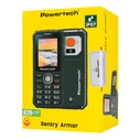 POWERTECH κινητό τηλέφωνο Sentry Armor dual SIM πλήκτρο SOS 4G IP67 χακί