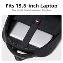 GOLDEN WOLF Backpack GB00707 with 15.6 inch Laptop Compartment 21L Black