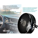 BRUNO Ανεμιστήρας Αυτοκινήτου BRN 0284 5 ιντσών 360 περιστροφή 2 ταχύτητες USB