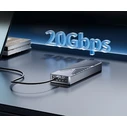 ORICO M.2 NVME SSD Enclosure CNM2-G20 20Gbps Grey