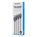 ORICO Καλώδιο Lightning σε USB-C GQA29 29W 480Mbps 1m Μαύρο