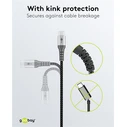 GOOBAY USB-C Cable 60W 480Mbps 0.15m Black
