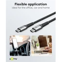 GOOBAY USB-C Cable 60W 480Mbps 0.15m Black