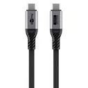 GOOBAY USB C Cable 74776 USB4 240W 80Gbps 16K 60Hz 1.5m Black